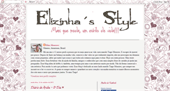 Desktop Screenshot of elizinhasstyle.blogspot.com