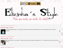 Tablet Screenshot of elizinhasstyle.blogspot.com