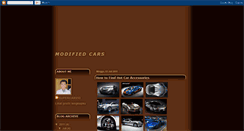 Desktop Screenshot of modifiedsupercar.blogspot.com