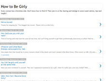 Tablet Screenshot of howtobecomegirly.blogspot.com