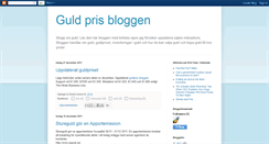 Desktop Screenshot of guldpris.blogspot.com