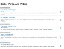 Tablet Screenshot of bookswordswriting.blogspot.com
