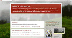 Desktop Screenshot of neveradullminute.blogspot.com