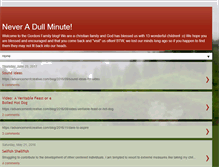 Tablet Screenshot of neveradullminute.blogspot.com