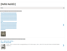 Tablet Screenshot of nerdmaster.blogspot.com