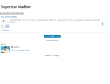 Tablet Screenshot of madhav2684.blogspot.com