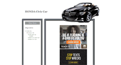 Desktop Screenshot of hondacivicmodels.blogspot.com