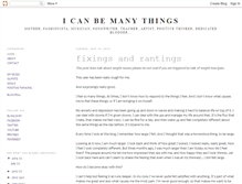Tablet Screenshot of icanbemanythings.blogspot.com