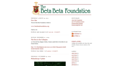 Desktop Screenshot of betabetafoundation.blogspot.com