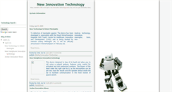 Desktop Screenshot of newinnovationtech.blogspot.com