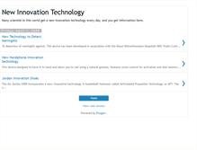 Tablet Screenshot of newinnovationtech.blogspot.com
