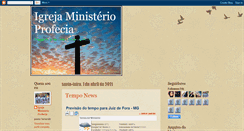 Desktop Screenshot of igrejaministerioprofecia.blogspot.com