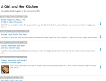 Tablet Screenshot of girlandherkitchen.blogspot.com