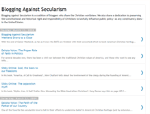 Tablet Screenshot of bloggingagainstsecularism.blogspot.com