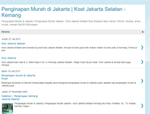 Tablet Screenshot of indekostkemang.blogspot.com