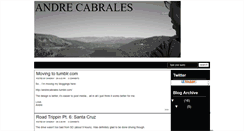 Desktop Screenshot of andrecabrales.blogspot.com