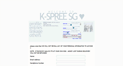 Desktop Screenshot of kpopsingaporespree.blogspot.com