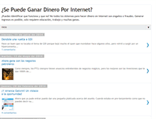 Tablet Screenshot of dineroxinternetsepuede.blogspot.com