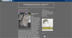 Desktop Screenshot of hondenkapsalon-lientje.blogspot.com