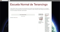 Desktop Screenshot of escuelanormaldetenancingo.blogspot.com