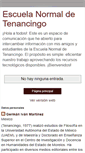 Mobile Screenshot of escuelanormaldetenancingo.blogspot.com