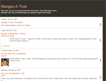 Tablet Screenshot of mangezatrois.blogspot.com
