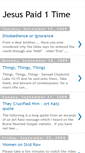 Mobile Screenshot of jesuspaid1time.blogspot.com