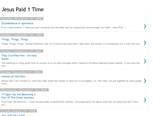 Tablet Screenshot of jesuspaid1time.blogspot.com