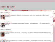 Tablet Screenshot of modasdemundo.blogspot.com
