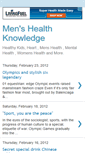 Mobile Screenshot of mens-health-knowledge.blogspot.com