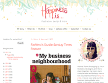 Tablet Screenshot of happinessisat.blogspot.com