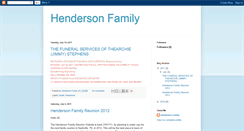 Desktop Screenshot of hendersonfamilyreunion2010.blogspot.com