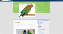 Desktop Screenshot of filhotesdecalopsitas.blogspot.com