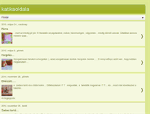 Tablet Screenshot of katikaoldala.blogspot.com