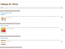 Tablet Screenshot of cabecadeventa.blogspot.com