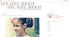 Desktop Screenshot of liveloveshoot.blogspot.com