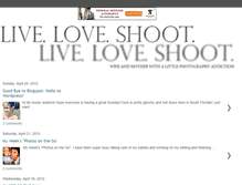 Tablet Screenshot of liveloveshoot.blogspot.com