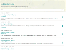 Tablet Screenshot of indoojibwem.blogspot.com