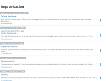 Tablet Screenshot of improvisacion.blogspot.com