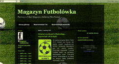 Desktop Screenshot of magazynfutbolowka.blogspot.com