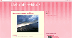 Desktop Screenshot of ideiasdistorcidas.blogspot.com