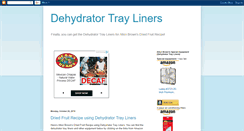 Desktop Screenshot of dehydratortrayliners.blogspot.com