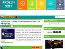 Tablet Screenshot of frozen-soft.blogspot.com