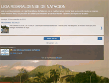 Tablet Screenshot of ligarisaraldensedenatacion.blogspot.com
