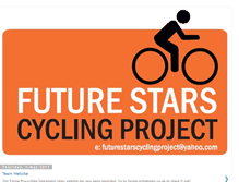 Tablet Screenshot of futurestarscyclingproject.blogspot.com