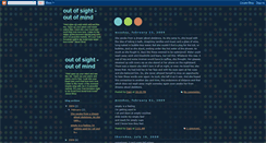 Desktop Screenshot of outofsightandmind.blogspot.com
