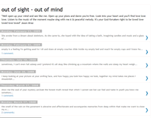 Tablet Screenshot of outofsightandmind.blogspot.com