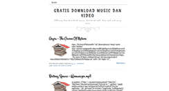 Desktop Screenshot of freedownloadmusicandmp3.blogspot.com