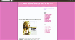 Desktop Screenshot of brookewhiteamericanidol.blogspot.com