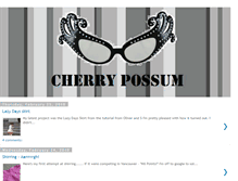 Tablet Screenshot of cherrypossum.blogspot.com